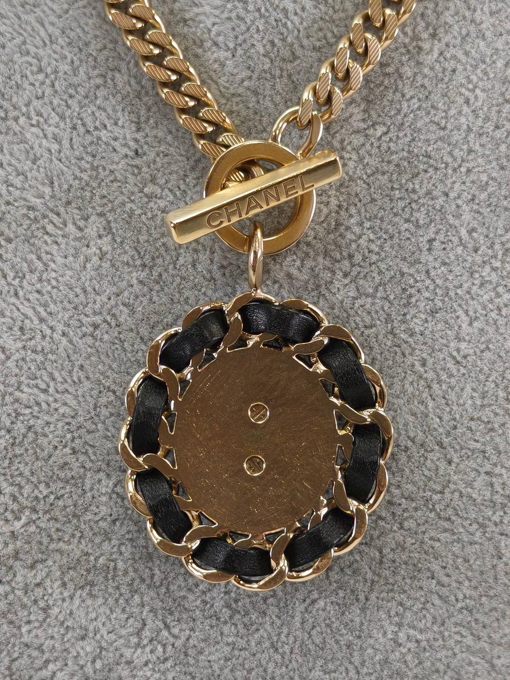CHANEL シャネル ココマーク チョーカー ネックレス ブラック 管理番号：9896