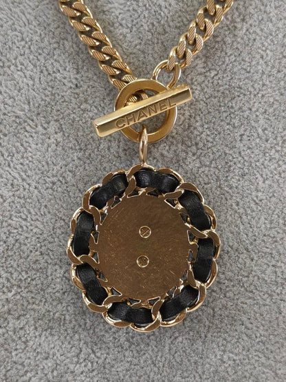 CHANEL シャネル ココマーク チョーカー ネックレス ブラック 管理番号：9896