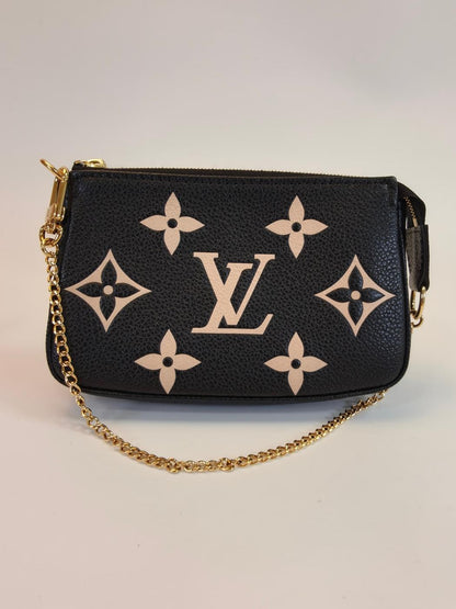 LOUIS VUITTON ルイ・ヴィトン ミニポシェット アクセソワール M80732 アクセサリーポーチ ブラック 管理番号：10138