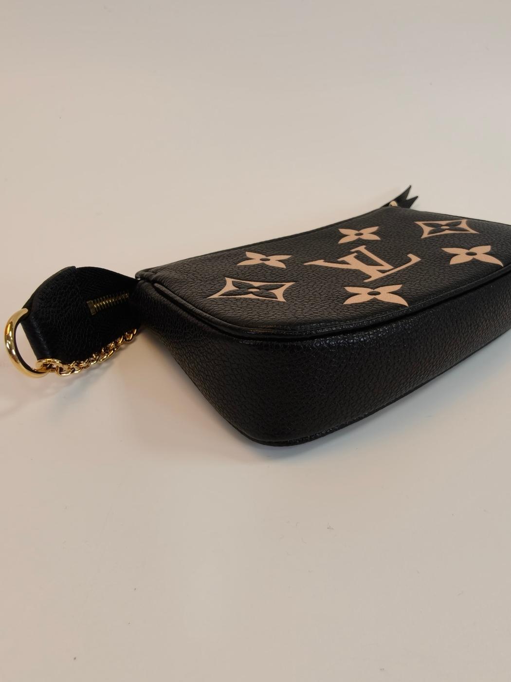 LOUIS VUITTON ルイ・ヴィトン ミニポシェット アクセソワール M80732 アクセサリーポーチ ブラック 管理番号：10138