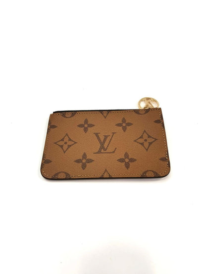 LOUIS VUITTON ルイヴィトン コインケース カードケース ミニ財布 ポルトカルト ロミー M81912 モノグラム リバース ブラウン 管理番号：10163