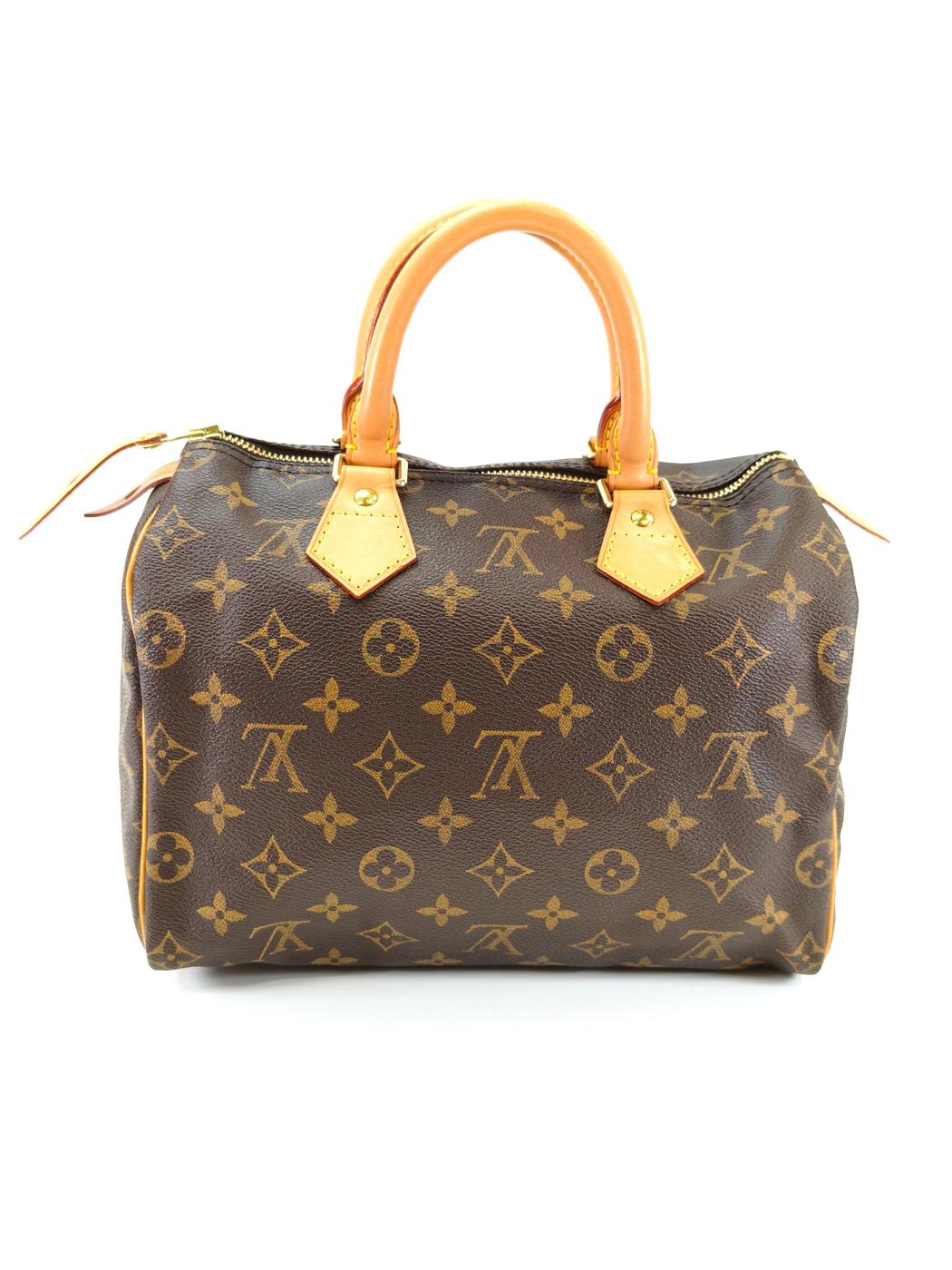 Louis Vuitton Speedy 25 Handbag Boston Bag M41528 Brown Control Number: 10427