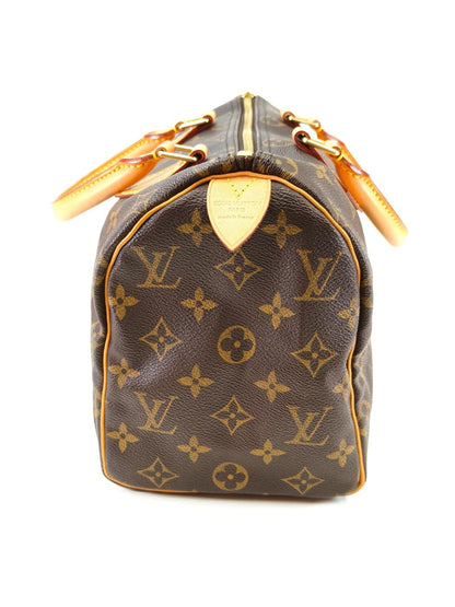 Louis Vuitton Speedy 25 Handbag Boston Bag M41528 Brown Control Number: 10427