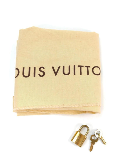 Louis Vuitton 路易威登 Damier Alma 手提包 棕色 成色佳 复古 正品 管理编号：10945