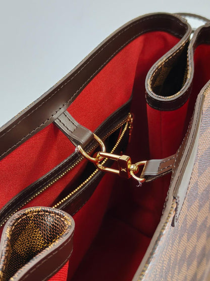 LOUIS VUITTON 路易威登 达米埃 Cabas Rivington 手提包 棕色 商品编号：10958