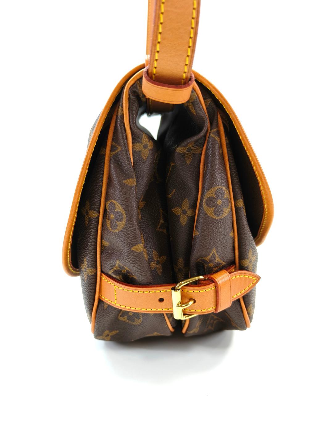 LOUIS VUITTON ルイヴィトン モノグラム ソミュール30 ショルダーバッグ ブラウン 管理番号：11057