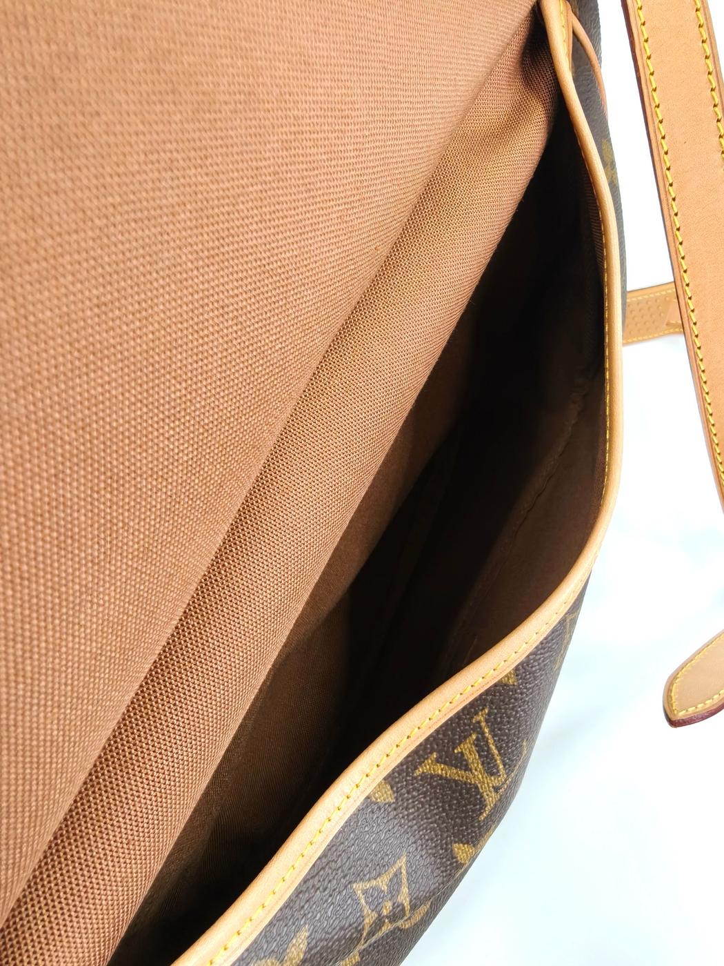 LOUIS VUITTON ルイヴィトン モノグラム ソミュール30 ショルダーバッグ ブラウン 管理番号：11057