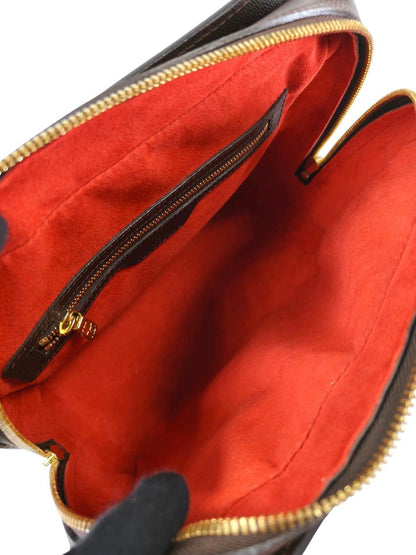 Louis Vuitton 路易威登 Damier Triana 手提包 棕色 管理编号：11257