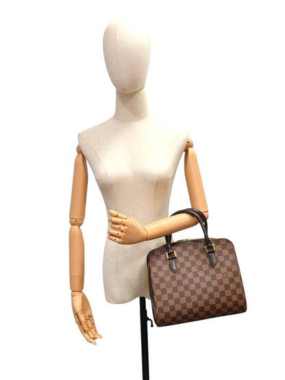 Louis Vuitton 路易威登 Damier Triana 手提包 棕色 管理编号：11257