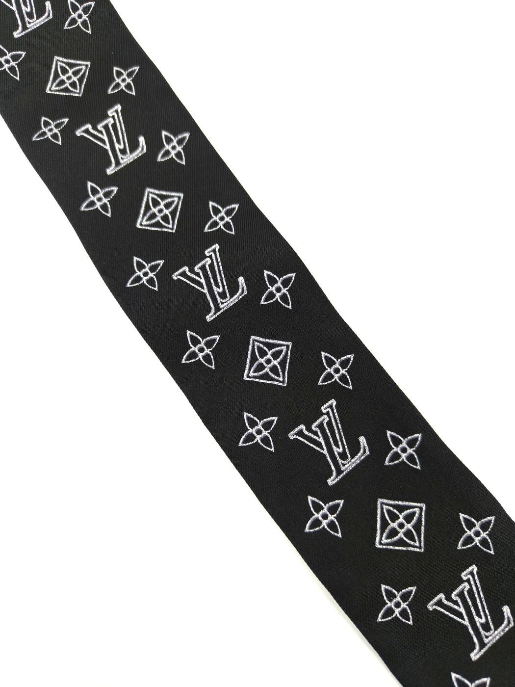 Louis Vuitton ルイヴィトン バンドーBB シルク スカーフ ブラック 管理番号：11276