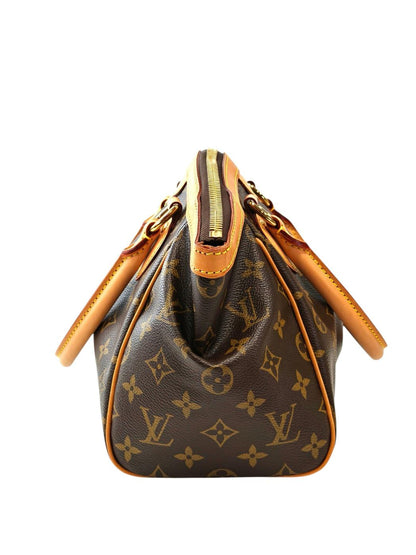 LV 路易威登 Monogram Tivoli PM M40143 手提包 棕色 管理编号：11832