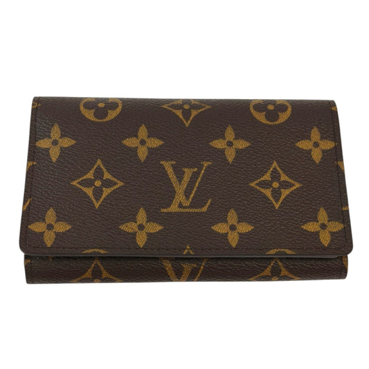 LV 路易威登 Monogram Portefeuille Trésor M61730 CA1077 钱包 棕色 管理编号：11871