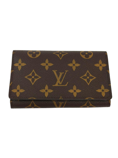 LV 路易威登 Monogram Portefeuille Trésor M61730 CA1077 钱包 棕色 管理编号：11871