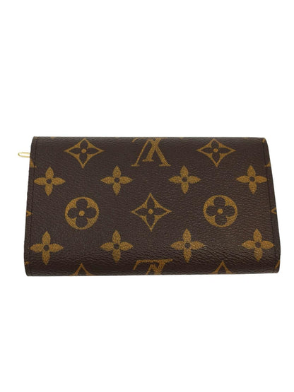 LV 路易威登 Monogram Portefeuille Trésor M61730 CA1077 钱包 棕色 管理编号：11871