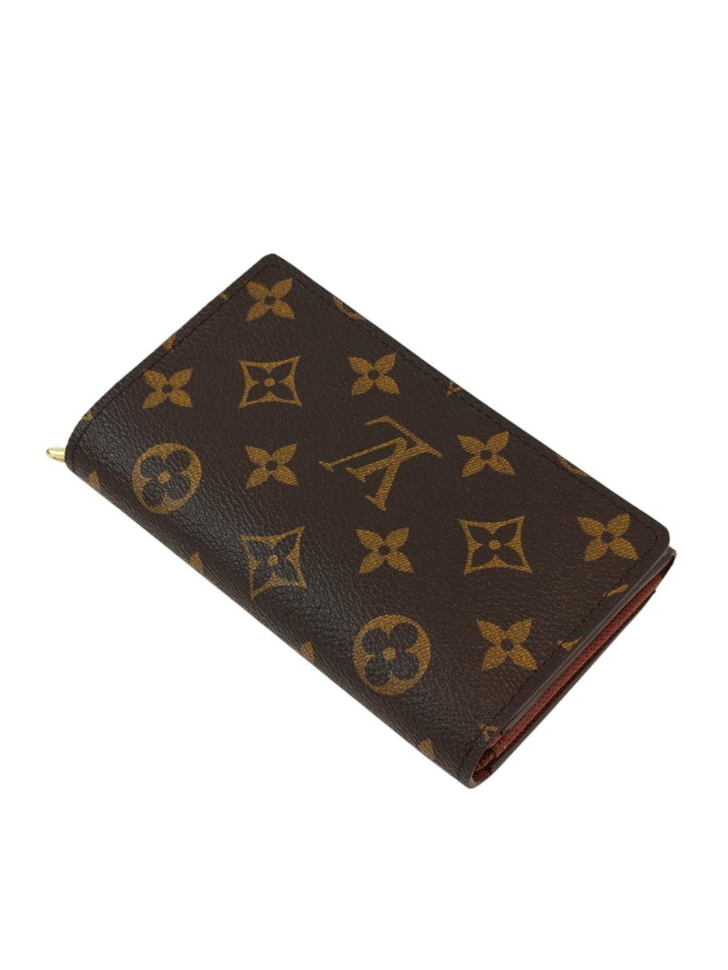 LV 路易威登 Monogram Portefeuille Trésor M61730 CA1077 钱包 棕色 管理编号：11871