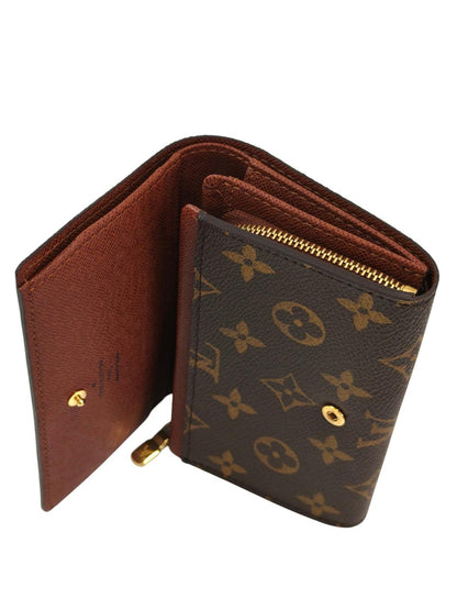 LV 路易威登 Monogram Portefeuille Trésor M61730 CA1077 钱包 棕色 管理编号：11871