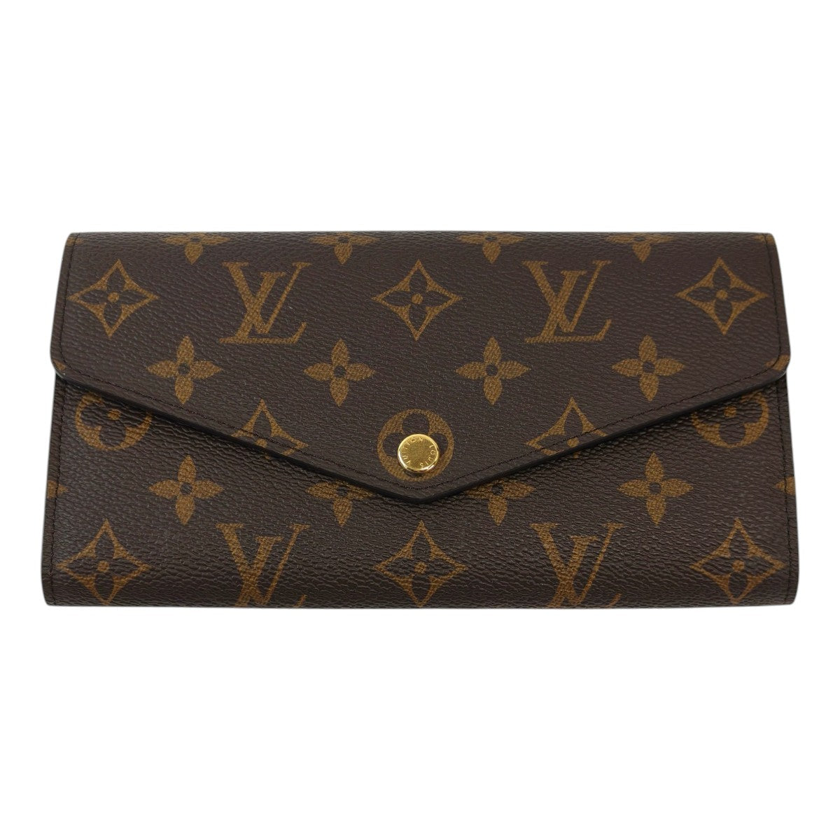 LV 路易威登 Monogram Sarah 钱包 M62234 IC标签 棕色 管理编号：11873
