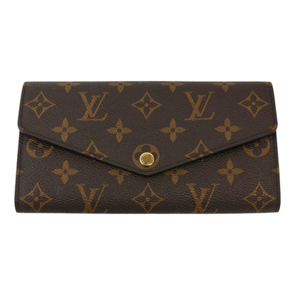 LV 路易威登 Monogram Sarah 钱包 M62234 IC标签 棕色 管理编号：11873