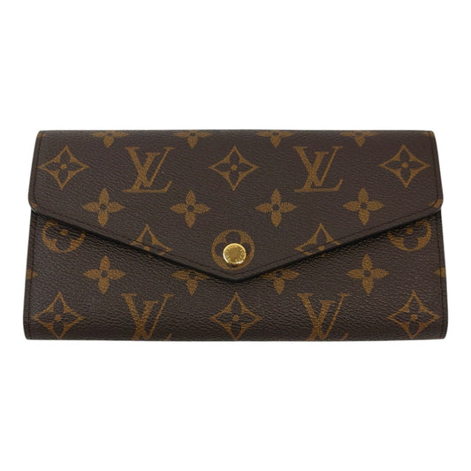 LV 路易威登 Monogram Sarah 钱包 M62234 IC标签 棕色 管理编号：11873