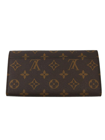LV 路易威登 Monogram Sarah 钱包 M62234 IC标签 棕色 管理编号：11873