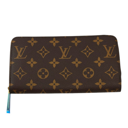LV 路易威登 M28278 Monogram Zippy Wallet 天蓝色 钱包 茶 管理编号：11877