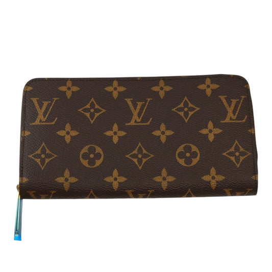 LV 路易威登 M28278 Monogram Zippy Wallet 天蓝色 钱包 茶 管理编号：11877