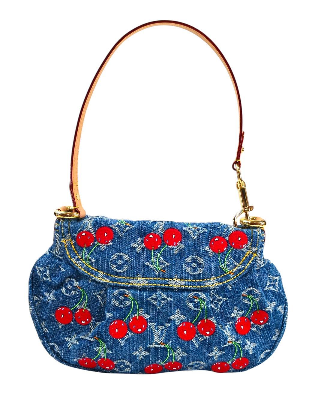 Louis Vuitton LV×TM Sunset Cherry Shoulder Bag Blue Product Number: 9560
