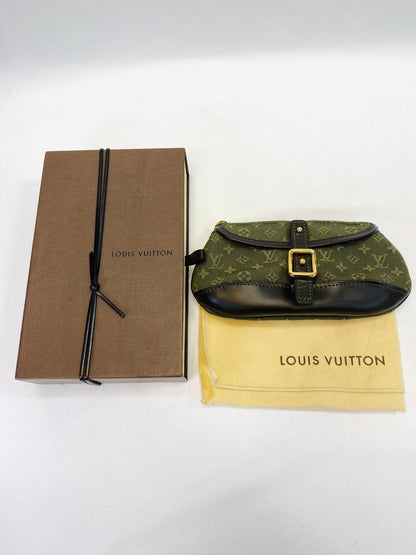 LOUIS VUITTON ルイヴィトン M92698 アン・ソフィ ポーチ モノグラムミニ カーキ 管理番号：9633