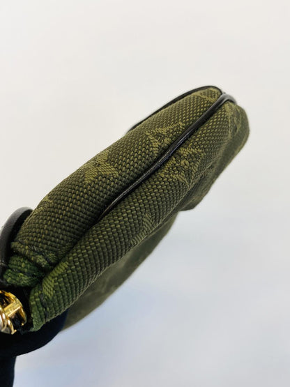 LOUIS VUITTON ルイヴィトン M92698 アン・ソフィ ポーチ モノグラムミニ カーキ 管理番号：9633