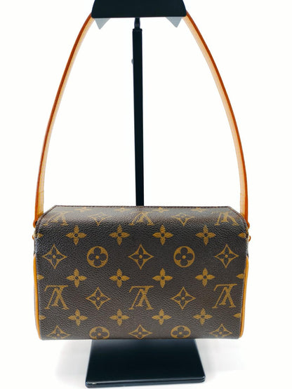 LOUIS VUITTON ルイ・ヴィトン モノグラム レシタル ワンショルダー ハンドバッグ M51900　 管理番号：9743