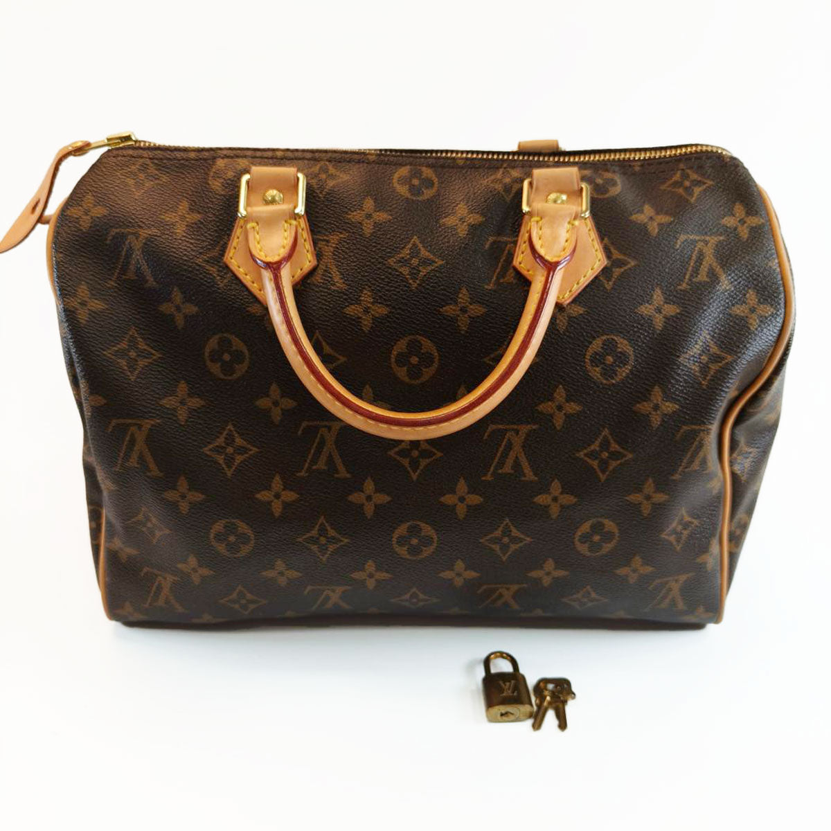 LOUIS VUITTON ルイヴィトン スピーディ30 モノグラム ハンドバッグ ボストンバッグ M41108 管理番号：9853