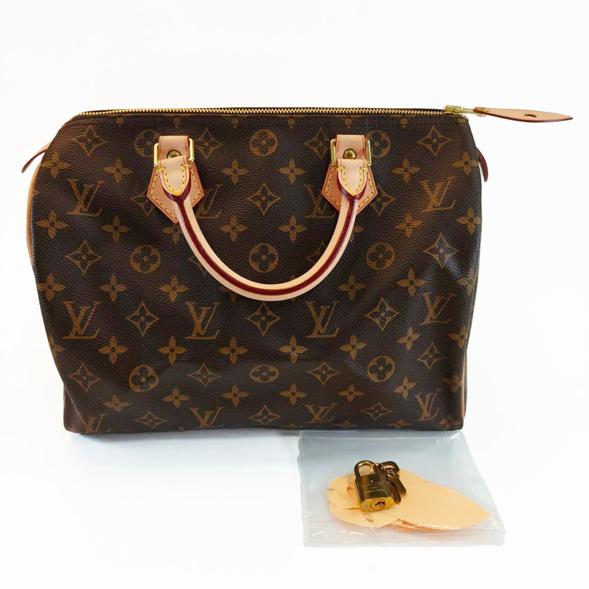 LOUIS VUITTON ルイヴィトン スピーディ30 モノグラム ハンドバッグ ボストンバッグ M41108 管理番号：9854