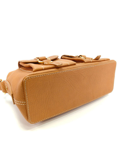 CELINE Boogie Stitch Handbag, One-Shoulder, Camel, Reference Number: 10126