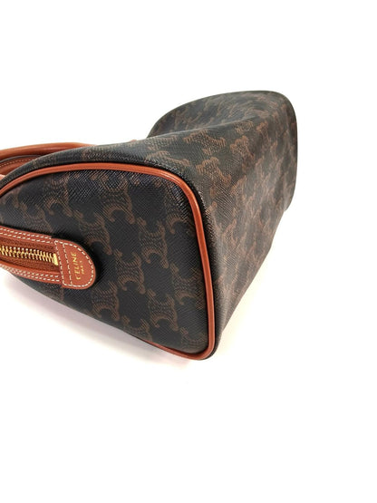 CELINE セリーヌ トリオンフ 2WAY スモール ハンドバッグ ショルダーバッグ タン 管理番号：10399