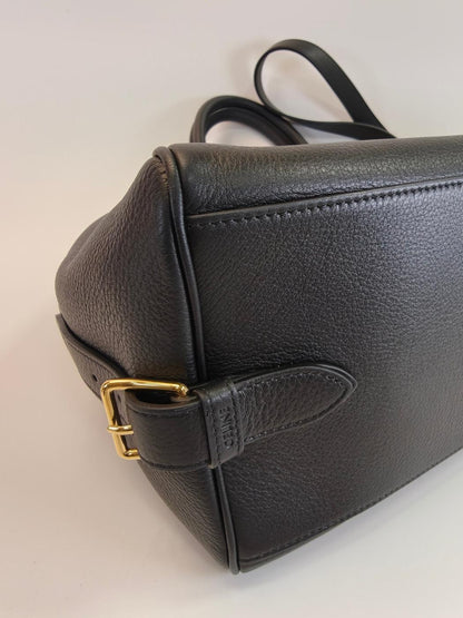 CELINE セリーヌ ミディアム アポリーヌ 2Way トートバッグ ショルダー ブラック 管理番号：10479