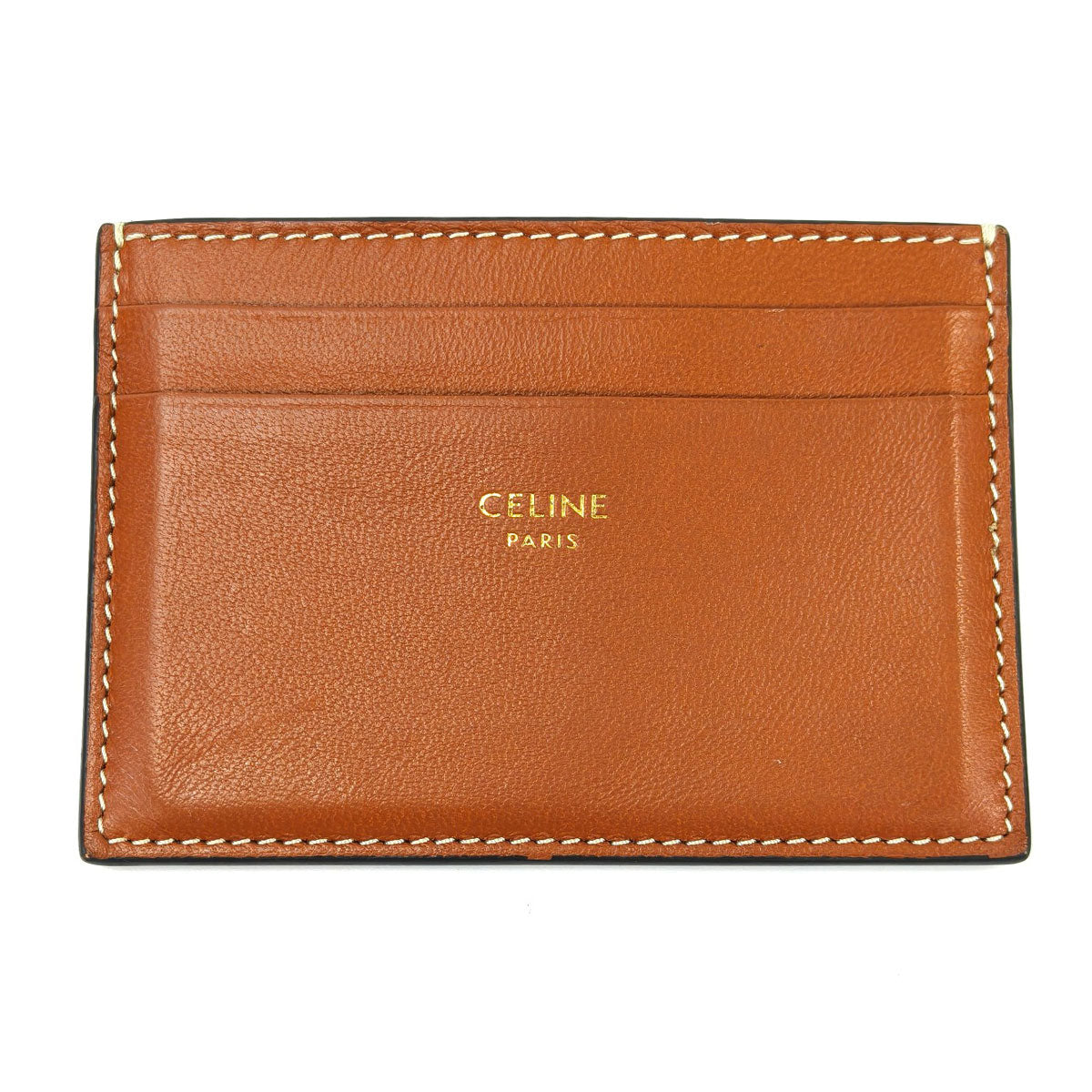 CELINE セリーヌ カードケース 名刺入れ パスケース ブラウン 管理番号：10628