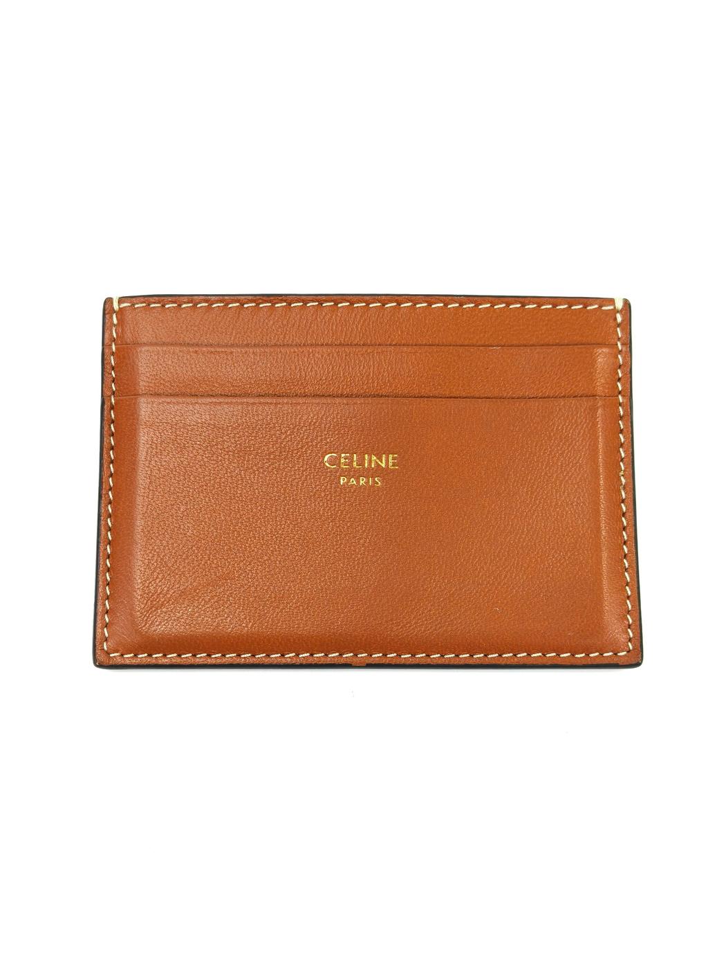 CELINE セリーヌ カードケース 名刺入れ パスケース ブラウン 管理番号：10628