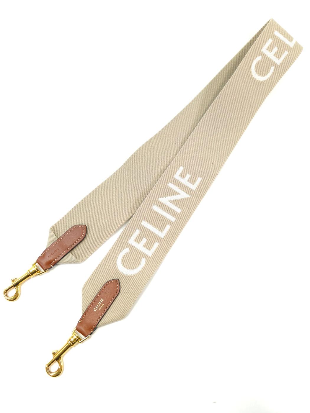CELINE セリーヌ ジャカード ショルダーストラップ ベージュ 管理番号：10726
