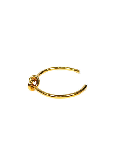 CELINE 赛琳 Knot 结饰超细款手链 金色 M码 管理编号：11241