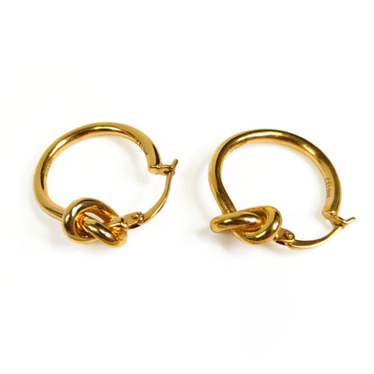 CELINE Knot Small Hoop Earrings Gold Product number: 11242