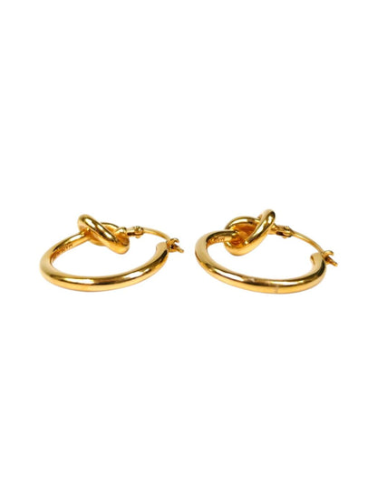CELINE Knot Small Hoop Earrings Gold Product number: 11242