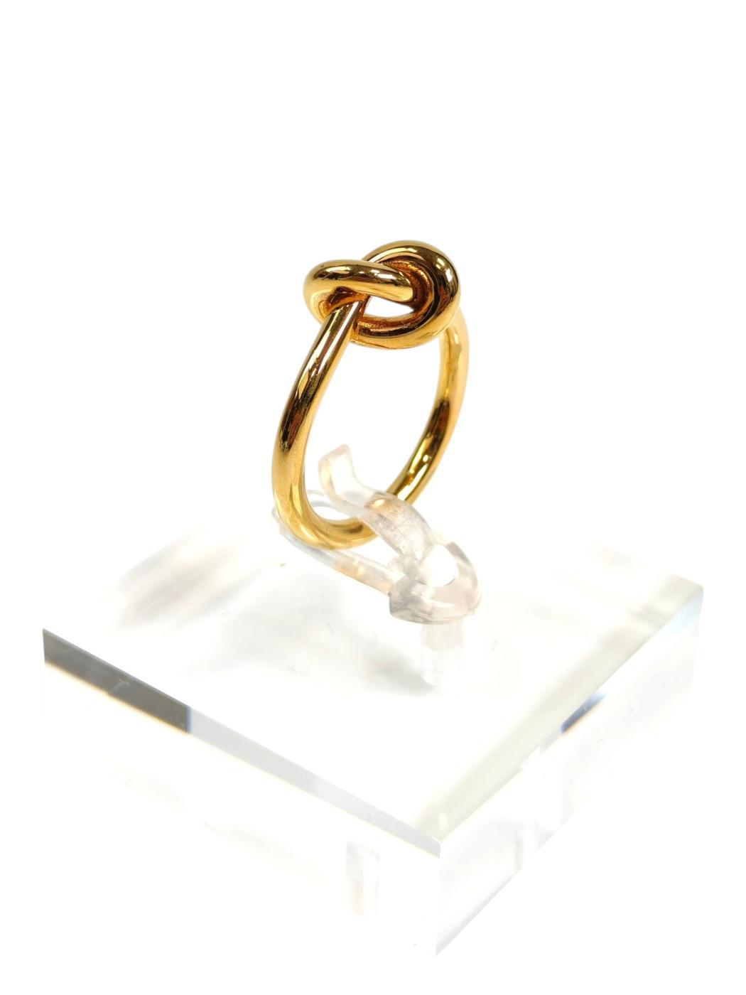 CELINE Knot Ring Gold #54 Reference Number: 11243
