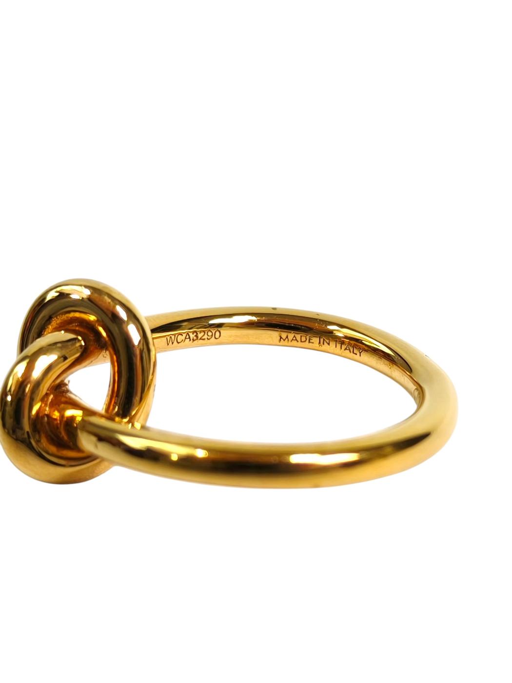 CELINE Knot Ring Gold #54 Reference Number: 11243