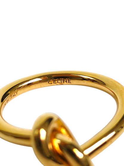 CELINE Knot Ring Gold #54 Reference Number: 11243