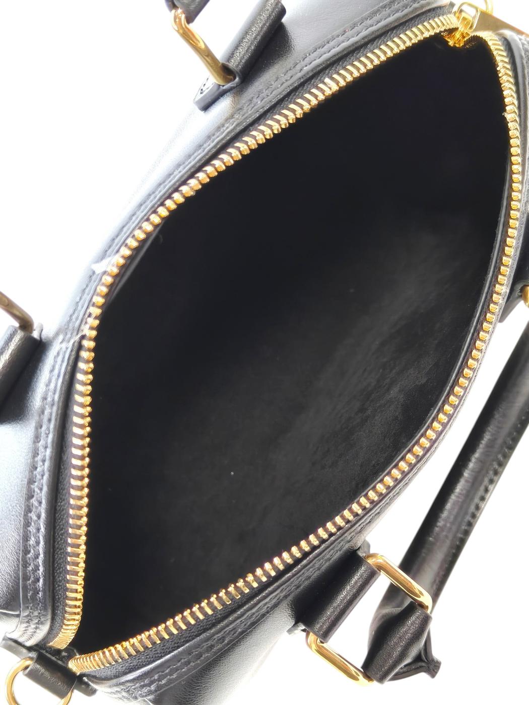 Celine Triomphe Small Boston Bag, Black, Control Number: 11831