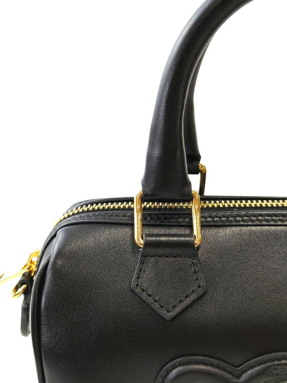 Celine Triomphe Small Boston Bag, Black, Control Number: 11831