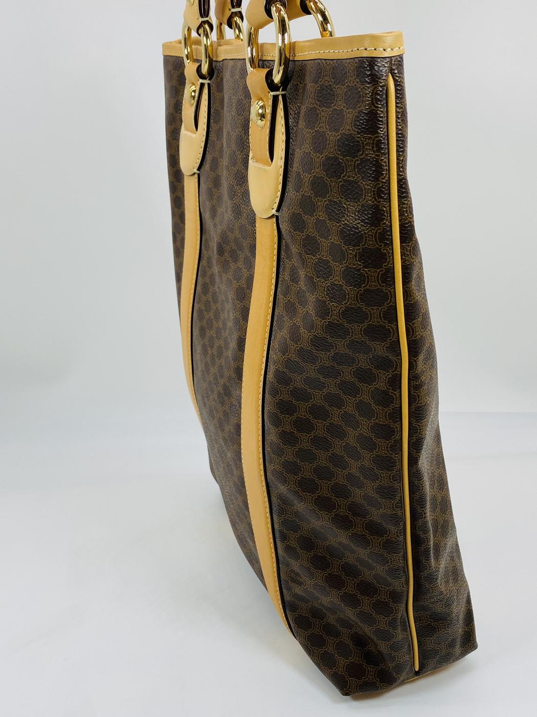 CELINE セリーヌ  マカダムトートバッグ 管理番号：6165