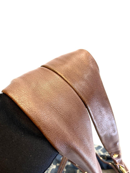 CELINE セリーヌ マカダム柄 トートバッグ トリオンフ デニム キャンバス 管理番号：9569
