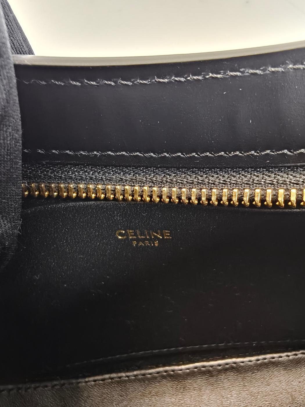 セリーヌ CELINE ショルダーバッグ ワンショルダー トリオンフ ブラック 11570 管理番号：9858