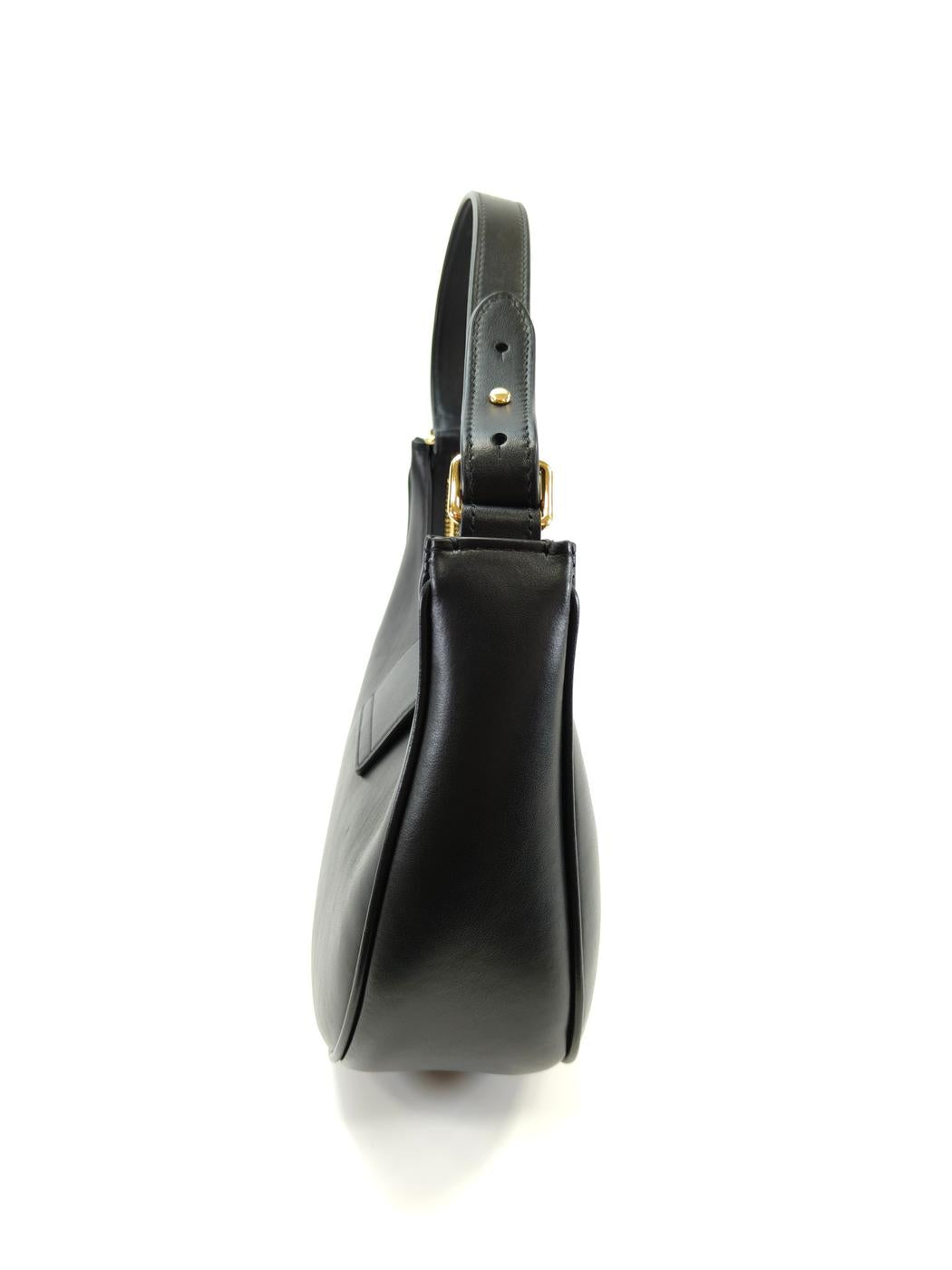 CELINE セリーヌ ミディアム アヴァ トリオンフ ハンドバッグ ワンショルダーバッグ ブラック 管理番号：9889